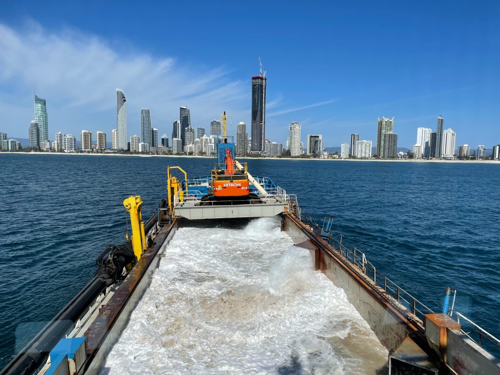 Swash Gold Coast seaway north and south channel dredging