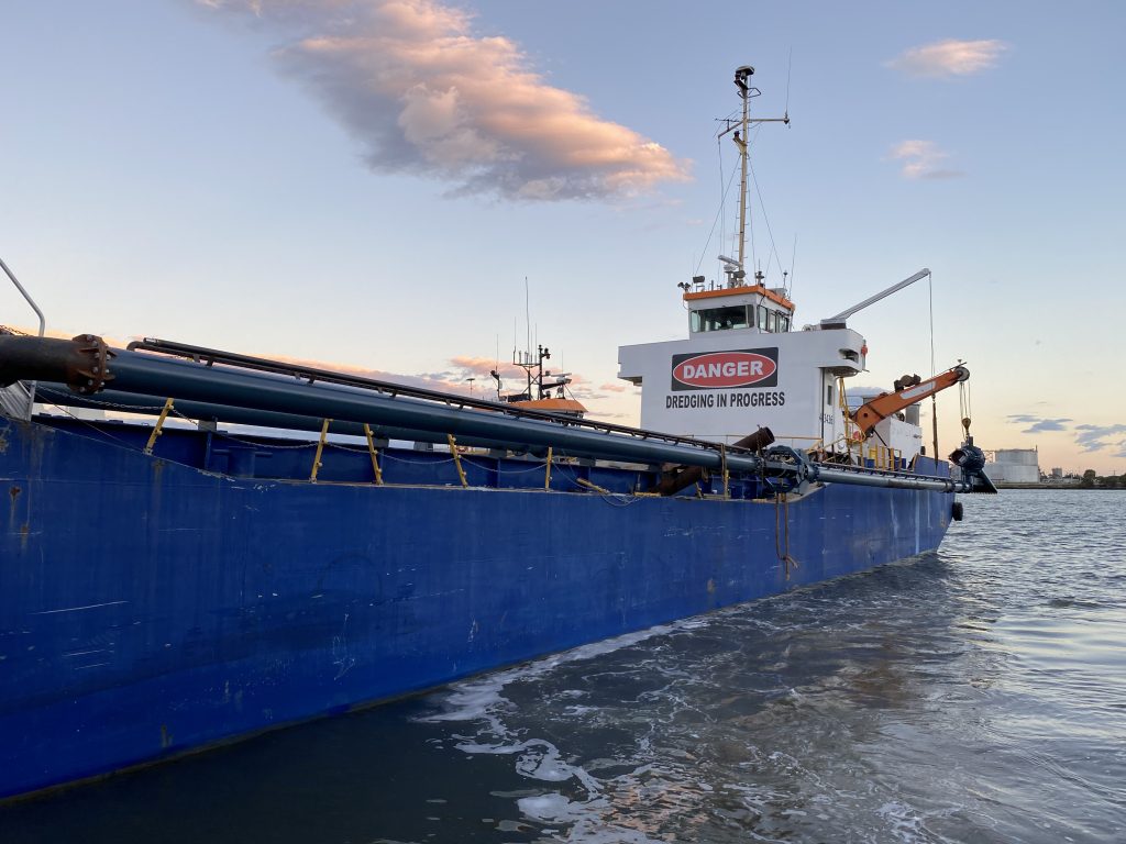 Swash West Crab Island channel dredging